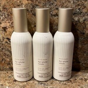 3) - “FIJI WHITE SANDS” Concentrated Room Spray ea 1.5 oz / 42.5 g, B&BW, NWTag